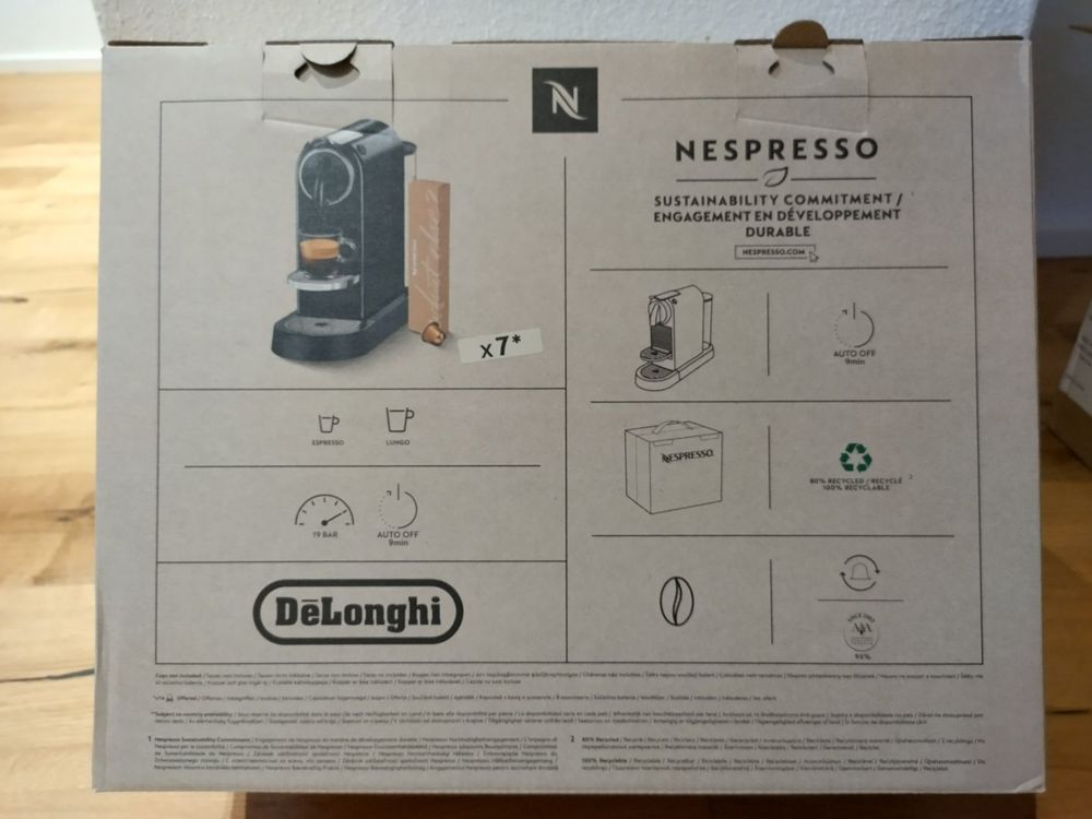 De'Longhi Nespresso Citiz EN167.B | | Capsule and