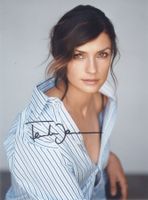 Original Autogramm von FAMKE JANSSEN auf Großfoto