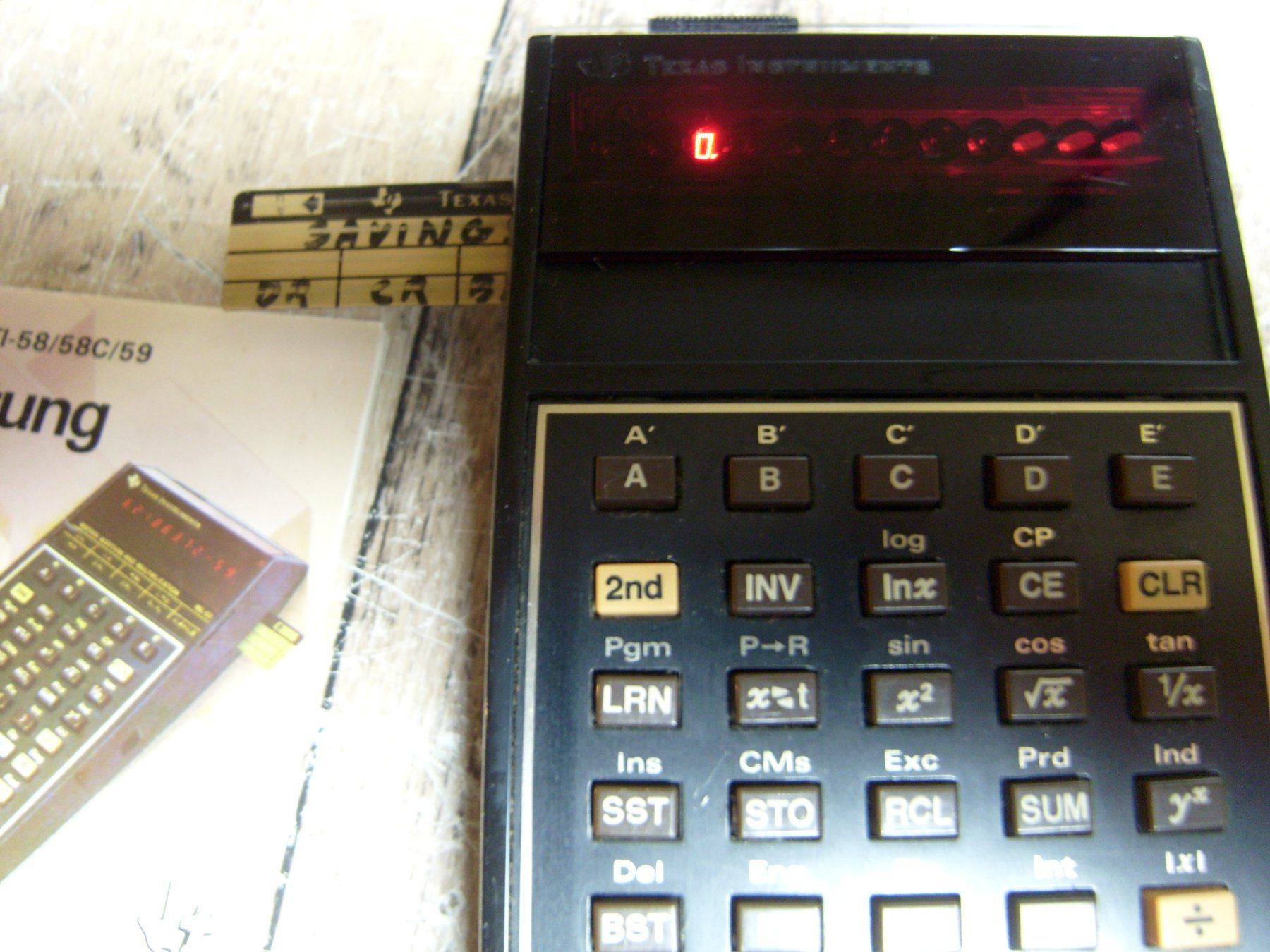Texas Instruments Taschenrechner: TI-59, Master Lib Modul,Texas Instruments,Standard Batterien – Gebraucht aus Mauren TG von nochbilligerjakob 3