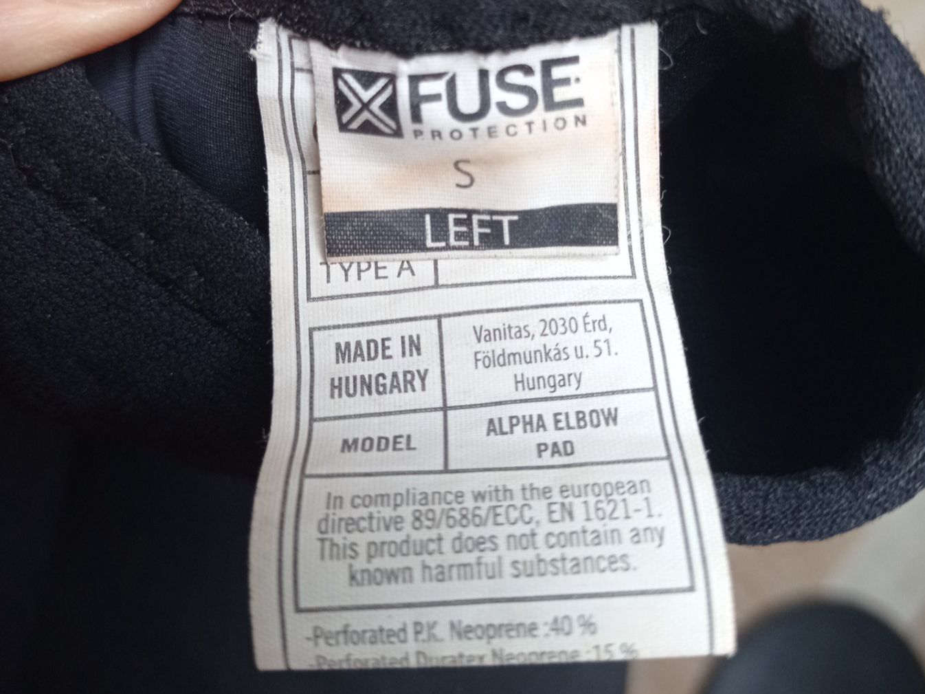 Protezioni & Imbottiture: Fuse Ellbogenprotektoren – Usato da Lützelflüh-Goldbach venduto da Knuesi0 2