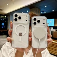 iPhone 17 Pro Clear Case MagSafe Anti-Gelb + Privacy Glas