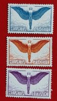 FLUGPOST IKARUS 10 - 12 GLATTES PAPIER MINIME FALZSPUR 1923*