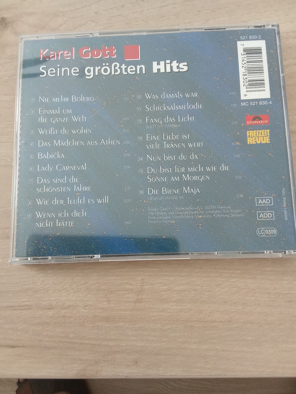 CD: Karel Gott – Usato da Liebefeld venduto da CD-Urs 1
