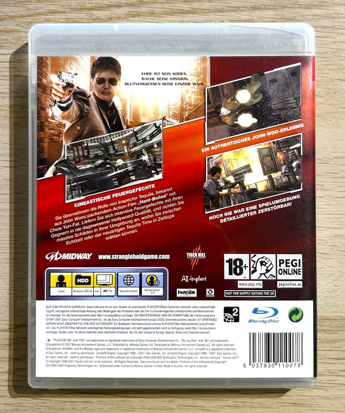 Sony Jeux: Stranglehold PS3 – D'occasion à St. Gallen par Alpine.Arcade 1