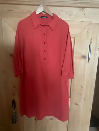 KLEID aus 100% Lyocell / Tencel Farbe: Papaya