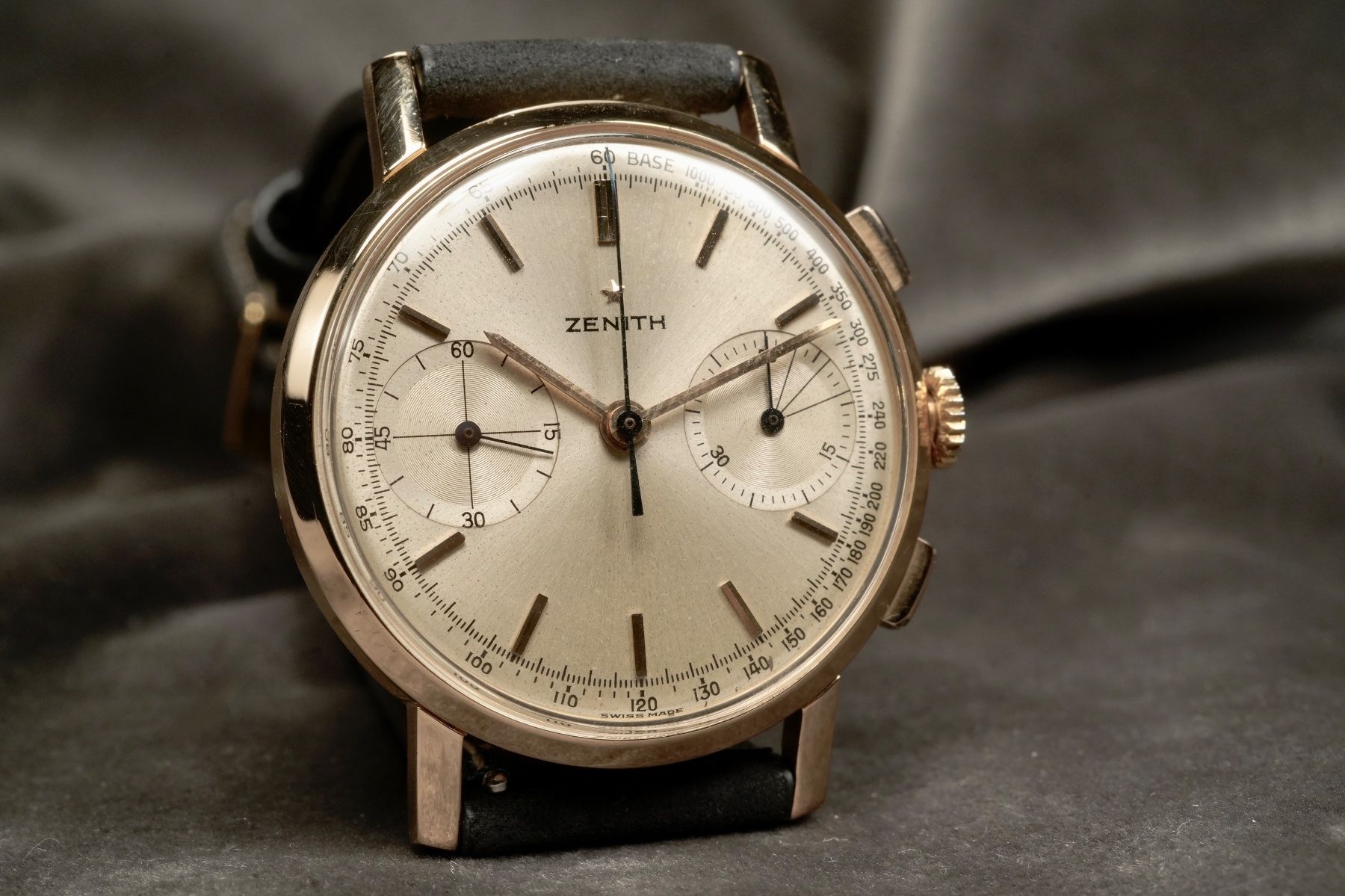 Zenith Orologi: Zenith - Ref. G179 Original 18kt. Gold Vintage Chronograph – Usato da Morcote venduto da chronoservice 2
