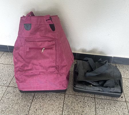 2x Einkaufstrolley / Einkaufstasche auf Rollen – NEU
