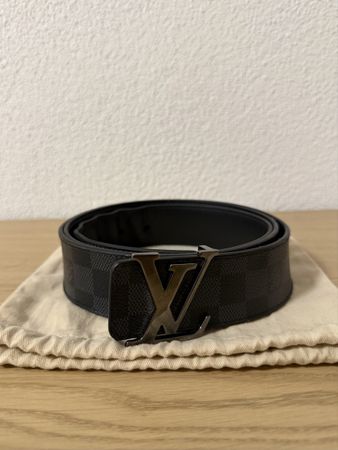 Louis Vuitton Gürtel Damier Graphite – Grösse 120/48