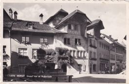 Morat Grand'rue et Rubenloch 1951