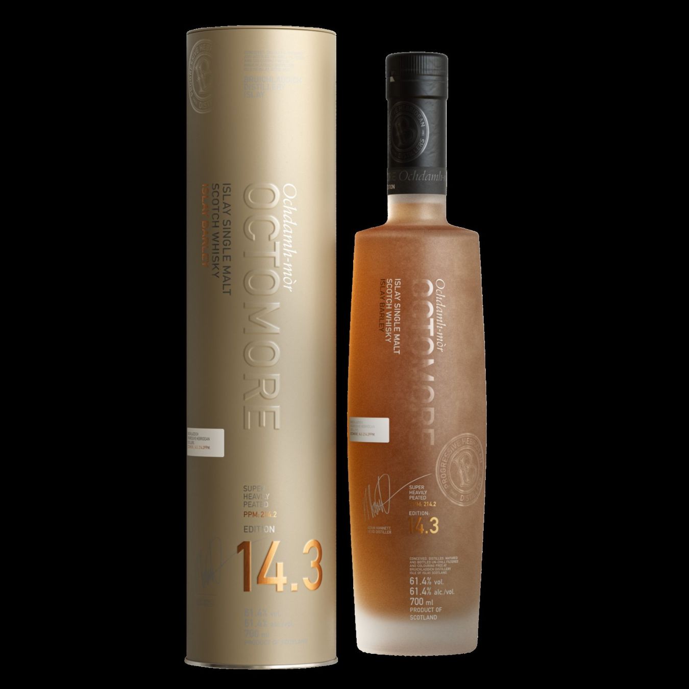 Octomore Bevande alcoliche: Bruichladdich Octomore 14.3 – Nuovo e nell'imballaggio originale da Deitingen venduto da Gold-Delikatessen