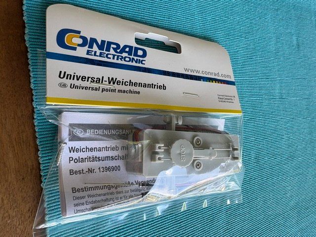 Modelleisenbahnen: Conrad Weichen Antrieb mit Polarität – Neu und originalverpackt aus Frenkendorf von HampeFrenk 2