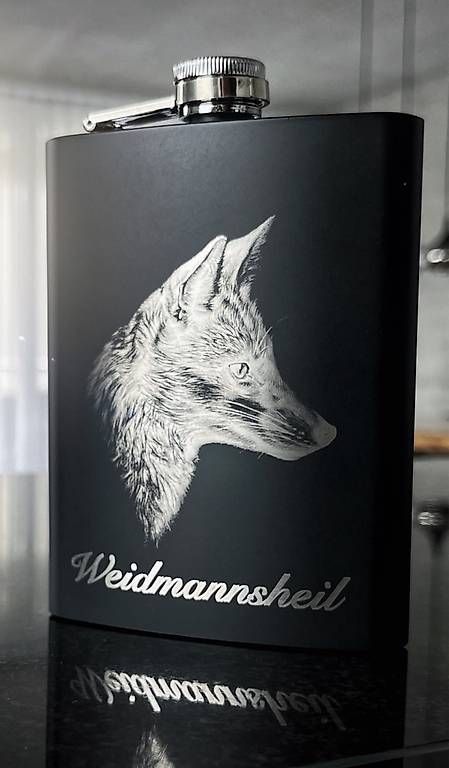 Altro: Flachmann Jagd Rotfuchs Weidmannsheil – Usato da Rickenbach ZH venduto da Pumba_500 1