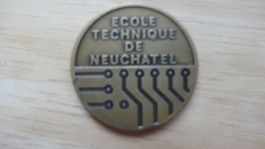 Médaille Ecole Technique Neuchâtel Centenaire 1871-1971