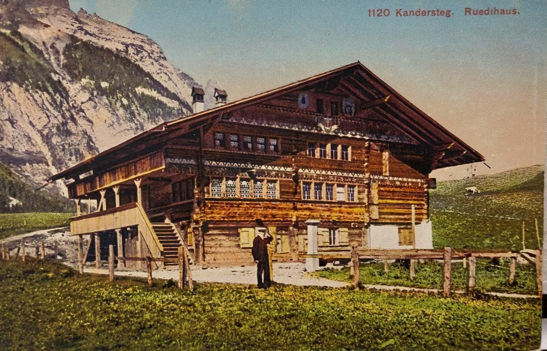 Cartoline postali: KANDERSTEG - Ruedihaus – Usato da Delémont venduto da Domdom1