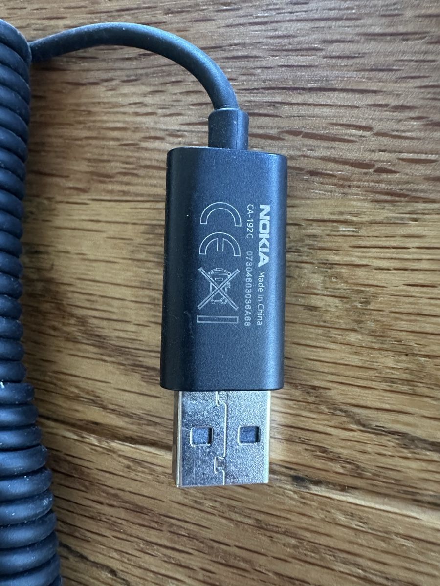 Nokia Cavi: Nokia Datenkabel CA-192C USB, Original,Top Zustand! – Usato da Mettendorf TG venduto da Pinova02 1