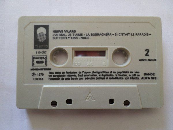 Kompaktkassetten: CASSETTE HERVE VILARD - CHANSONS – Gebraucht aus PORRENTRTUY von RABAIS_SPORT 3
