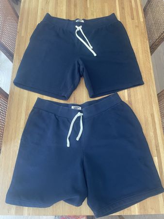 Lands End, shorts homme, bleu, L