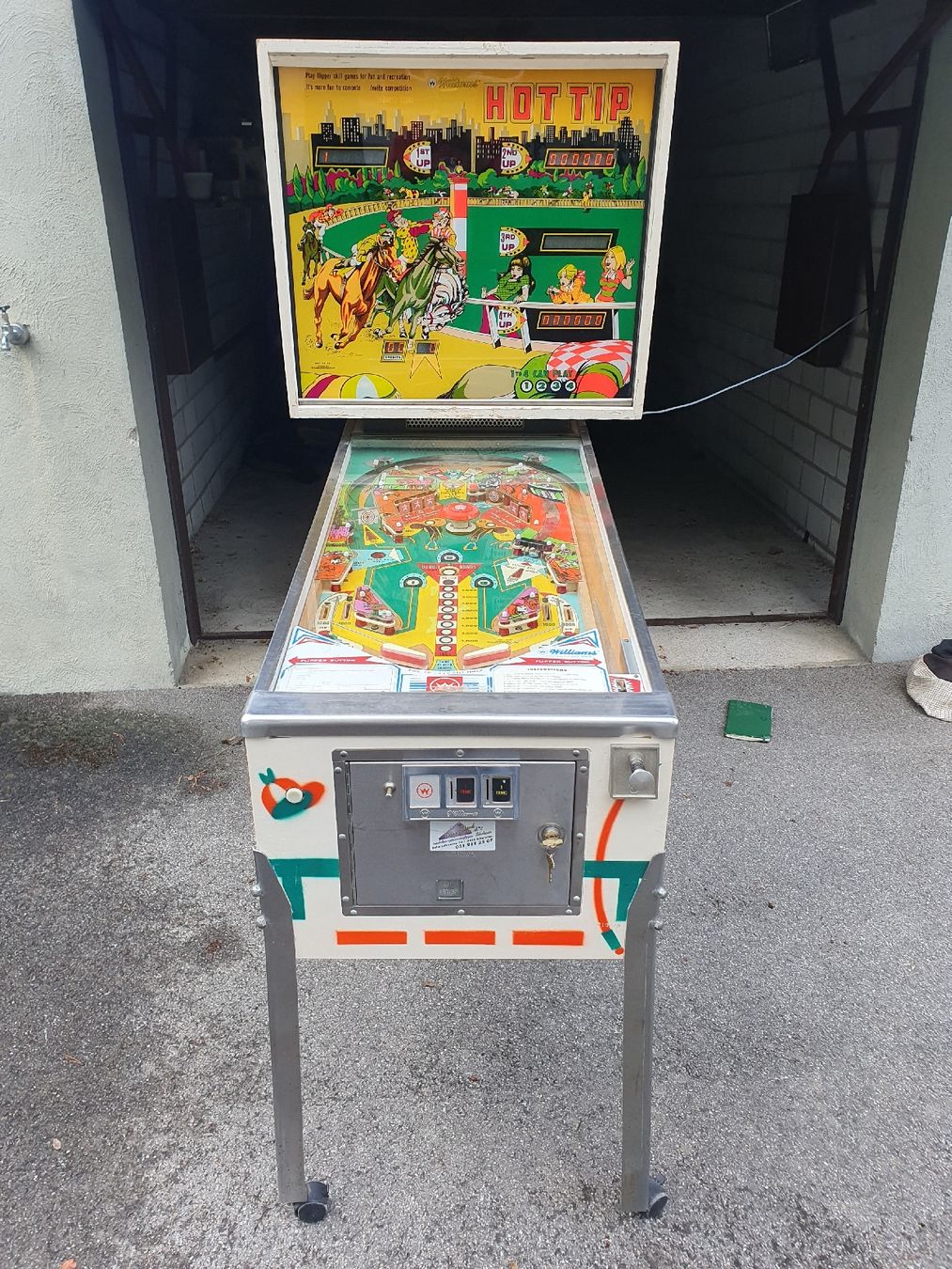 Williams Flipper: Williams Flipperkasten Hot Tip – Usato da Biel/Bienne venduto da peter_stein