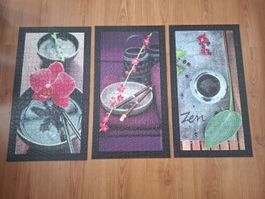 Puzzlebilder 600x330mm 3 Stück