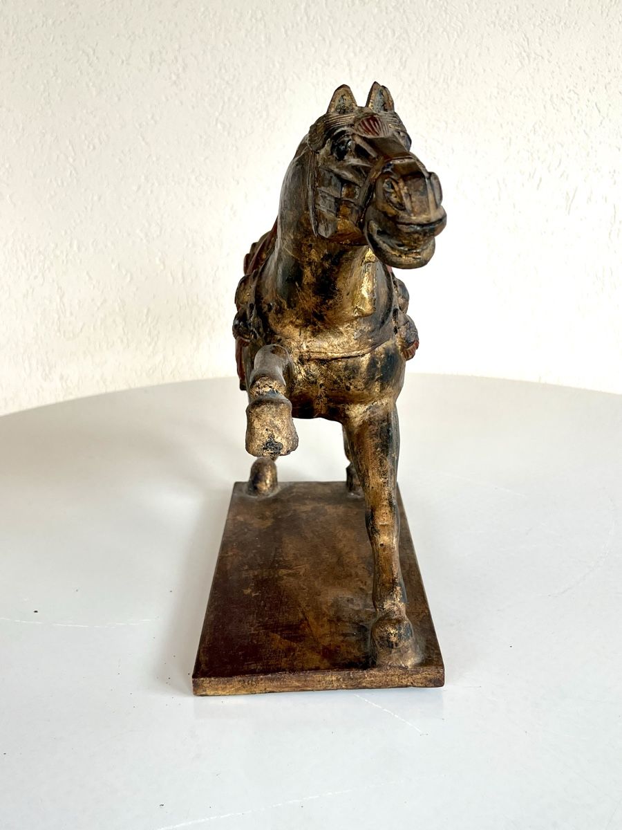 Skulpturen & Statuen: Antike Chinesische Holzpferd Skulptur – Gebraucht aus Zürich von juergarno 4
