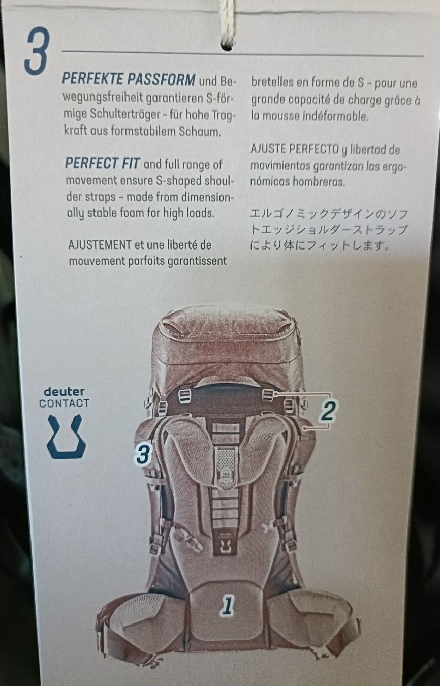 Deuter Zaini: Deuter Rucksack Voyager 65L + 10L – Nuovo (secondo la descrizione) da Ersigen venduto da janinabuetikofer 2