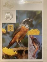 Numisbrief Tiere der Heimat Gartenrotschwschwanz Silber 999