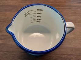 Messbecher Litermass Emaille 1 Liter