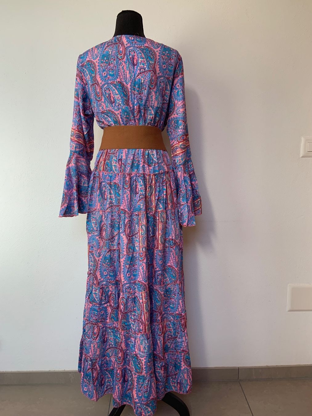 Kleider: Boho Maxistufenkleid aus Seide – Neu (gemäss Beschreibung) aus Sigriswil von ck56 1