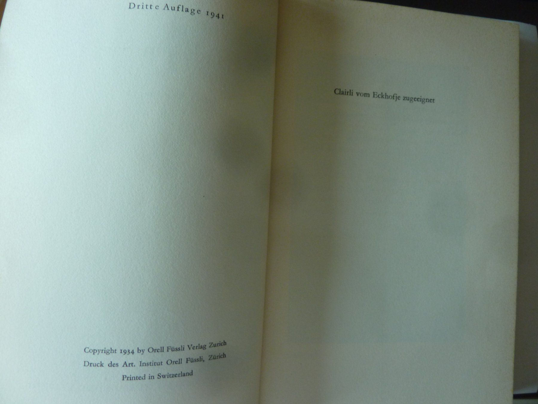 Libri: OSKAR ECKSTEIN. SEITENPFADE UM SAAS-FEE.. 3. AUFL, 1941 – Usato da Zürich venduto da Rrehsuah 2