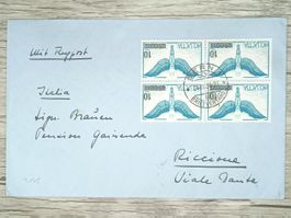 TR15 Enveloppe + Timbre Suisse 1938