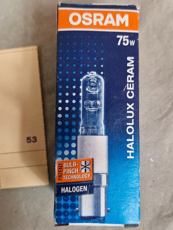 Lampadina Alogena OSRAM Halolux Ceram Halogenlampe B15d 250W Klar 64479 ...