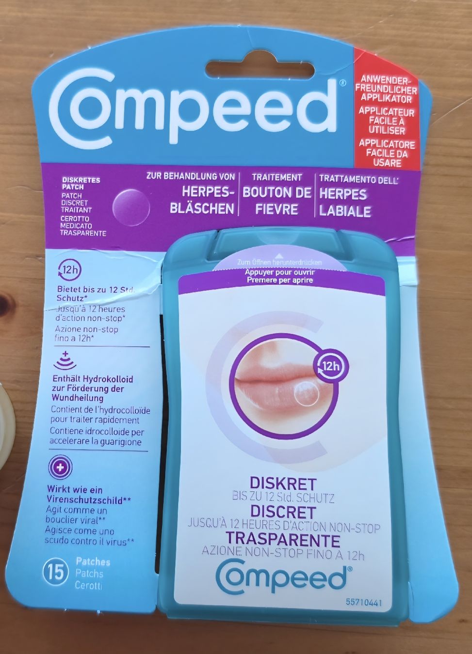 Sticker: Compeed Herpes Patch, neu & geöffnet, 15 Stk., noch 12x – Nuovo (secondo la descrizione) da Wittenbach venduto da Handfest