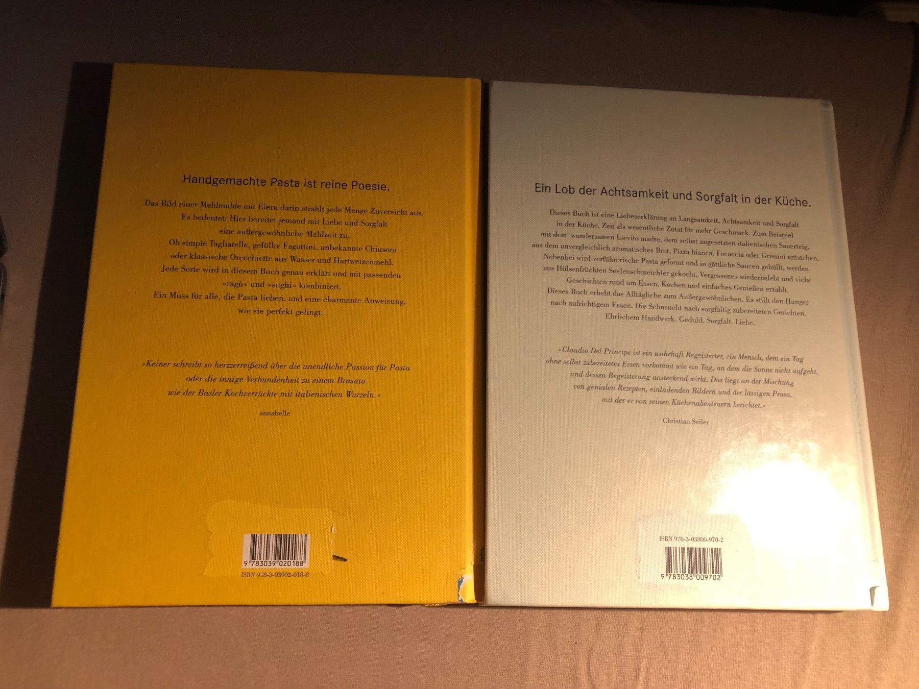 Libri: 2 Kochbücher; Claudio del Principe – Usato da Hinwil venduto da dadalina76 1