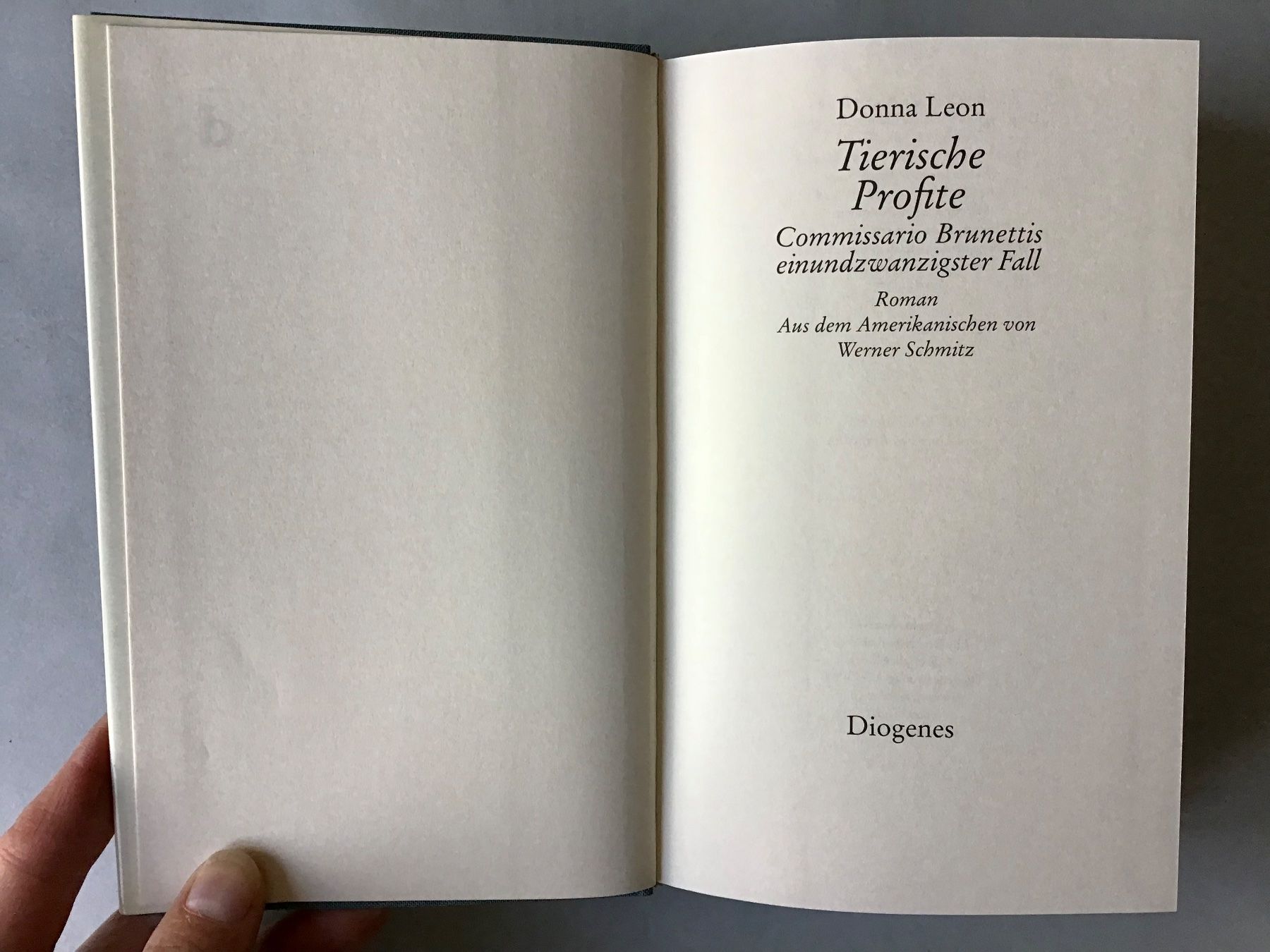 Bücher: Donna Leon, Fall 21: Tierische Profite – Gebraucht aus Bubendorf von Alpenheidi 3