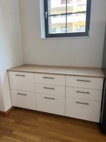 Küchenzeile 180cm Metod Ikea weiss mit Schubladen