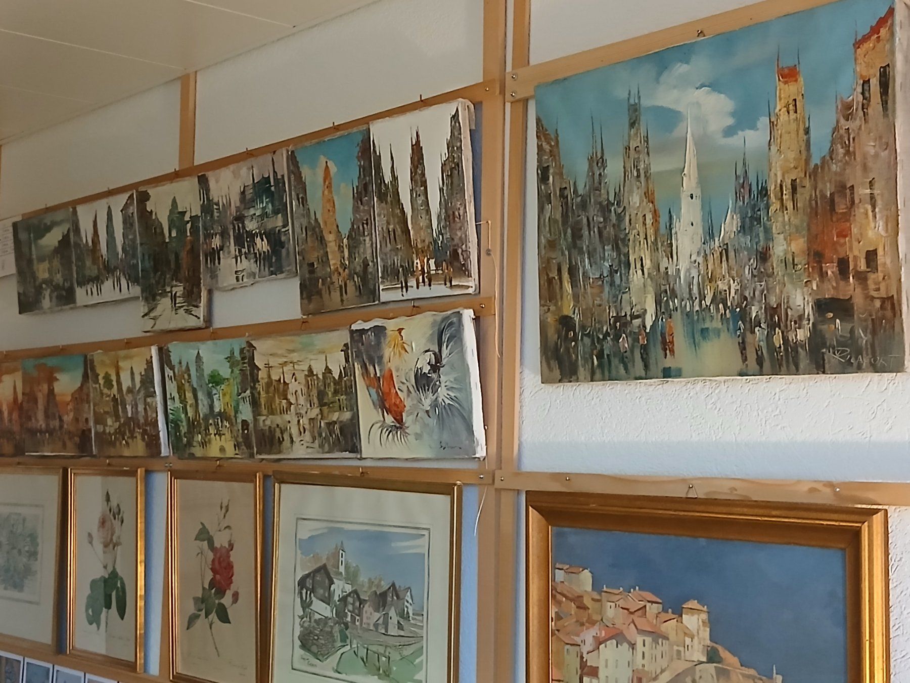 Dipinti: Oberholzer, Ölgemälde, 70x50 cm – Usato da Solothurn venduto da flyingjoymaker 2