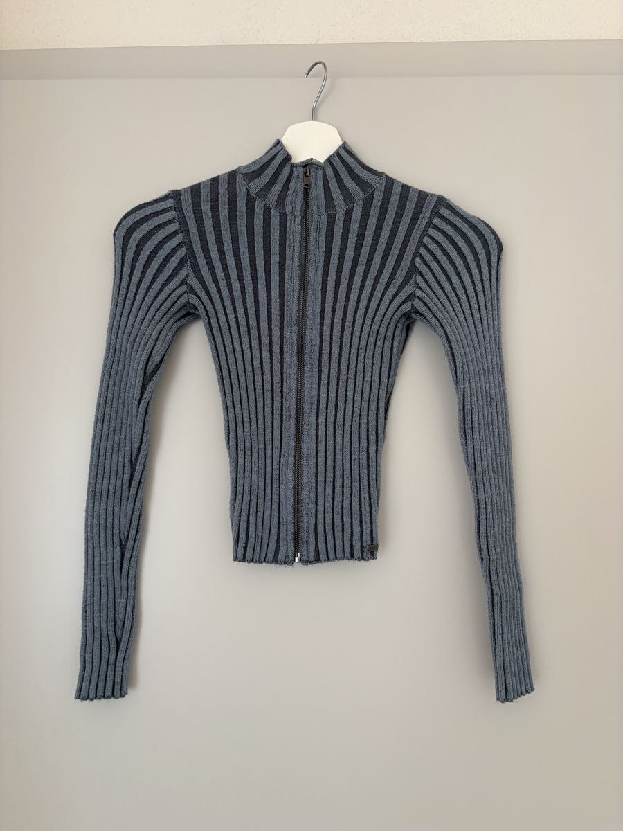 Pull&Bear Maglioni & Felpe: Pull and Bear Strickjacke gestreift grau Grösse XS – Nuovo (secondo la descrizione) da Langenthal venduto da hih_sfd7 1