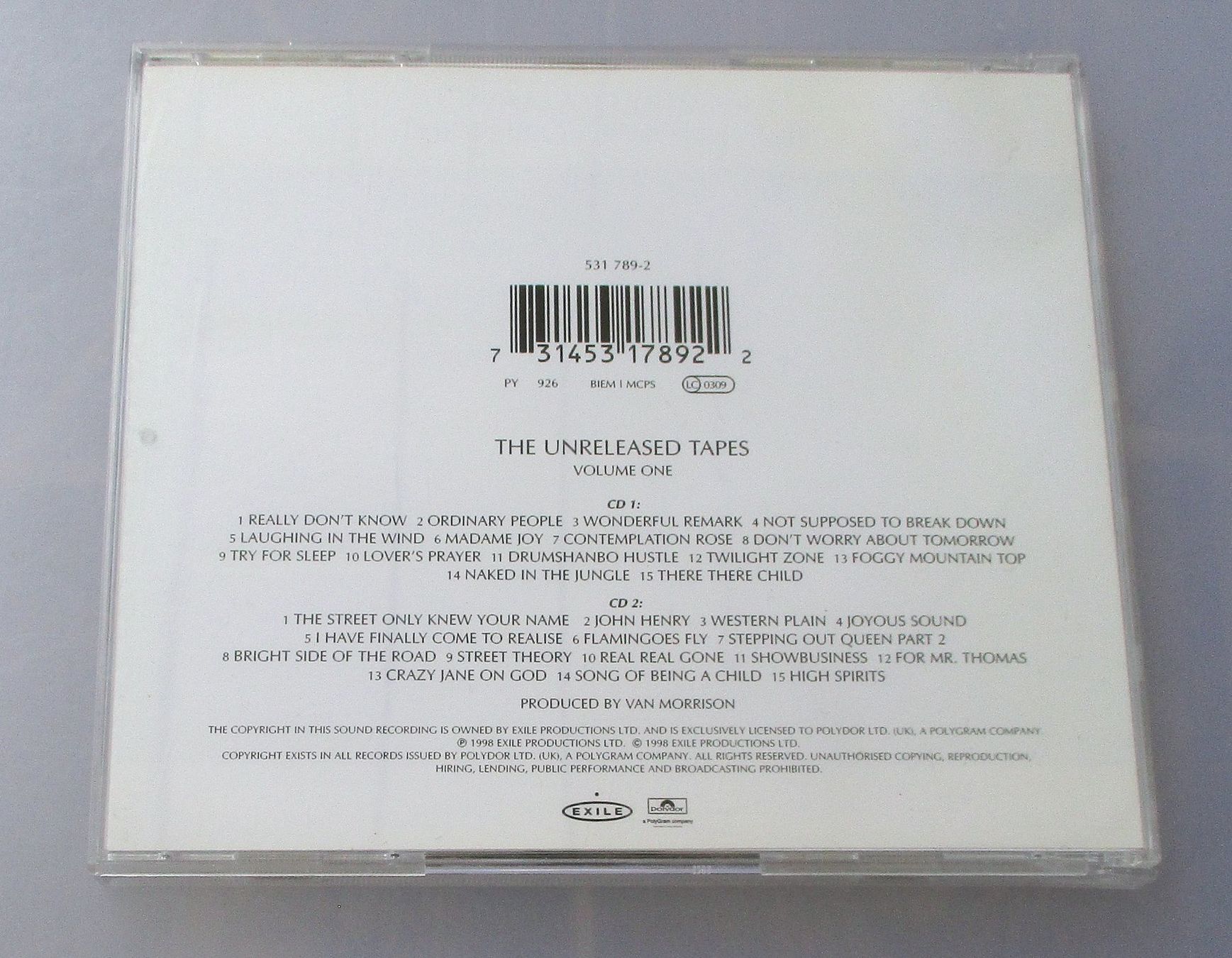 CDs: VAN MORRISON - The Philosopher's Stone 2-CD – Gebraucht aus Wattwil von Muriel11 1