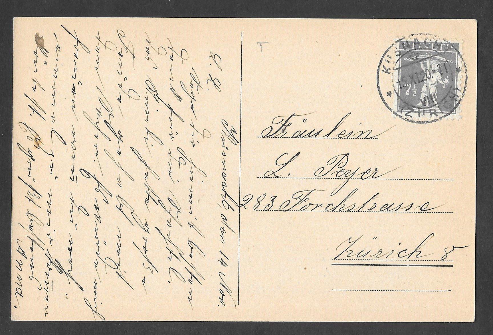 Cartoline postali: Herrliberg Hotel Raben mit Ruderboot – Usato da Olten venduto da clotaldi 1