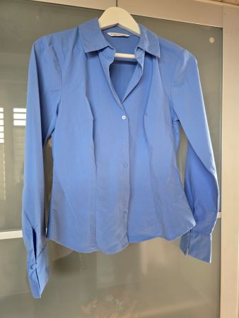 Damen Bluse Stradivarius blau Grösse M gebraucht