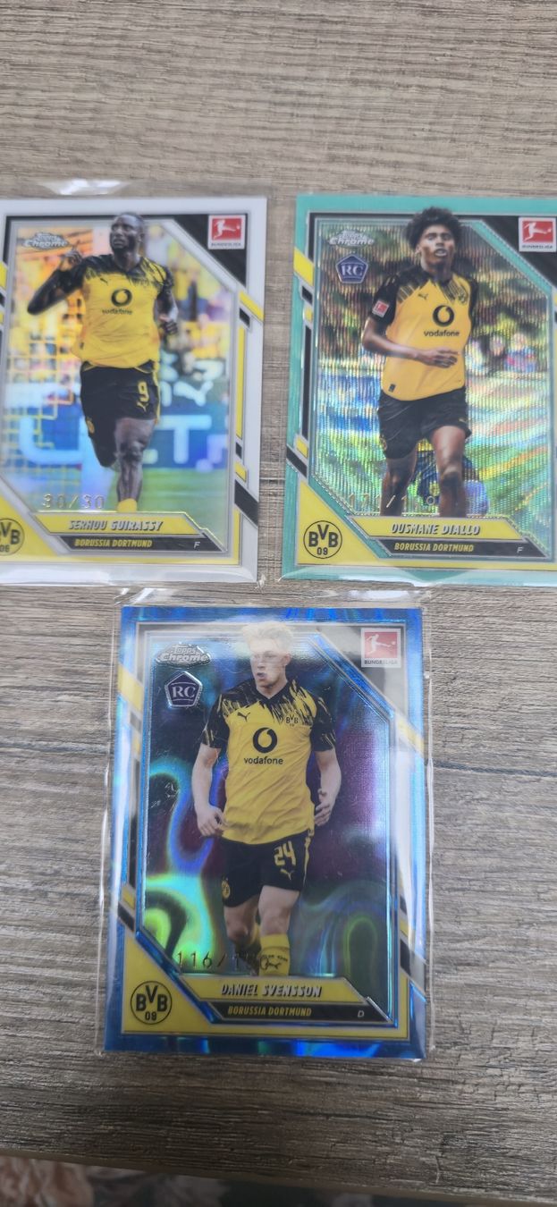 Topps Carte collezionabili: Topps Chrome BvB nummeriert Set zu 30 150 und 199 – Usato da Schinznach Dorf venduto da yve_f9px