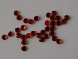 Hotfix Strasssteine Rot 2,5 mm, 200 St.
