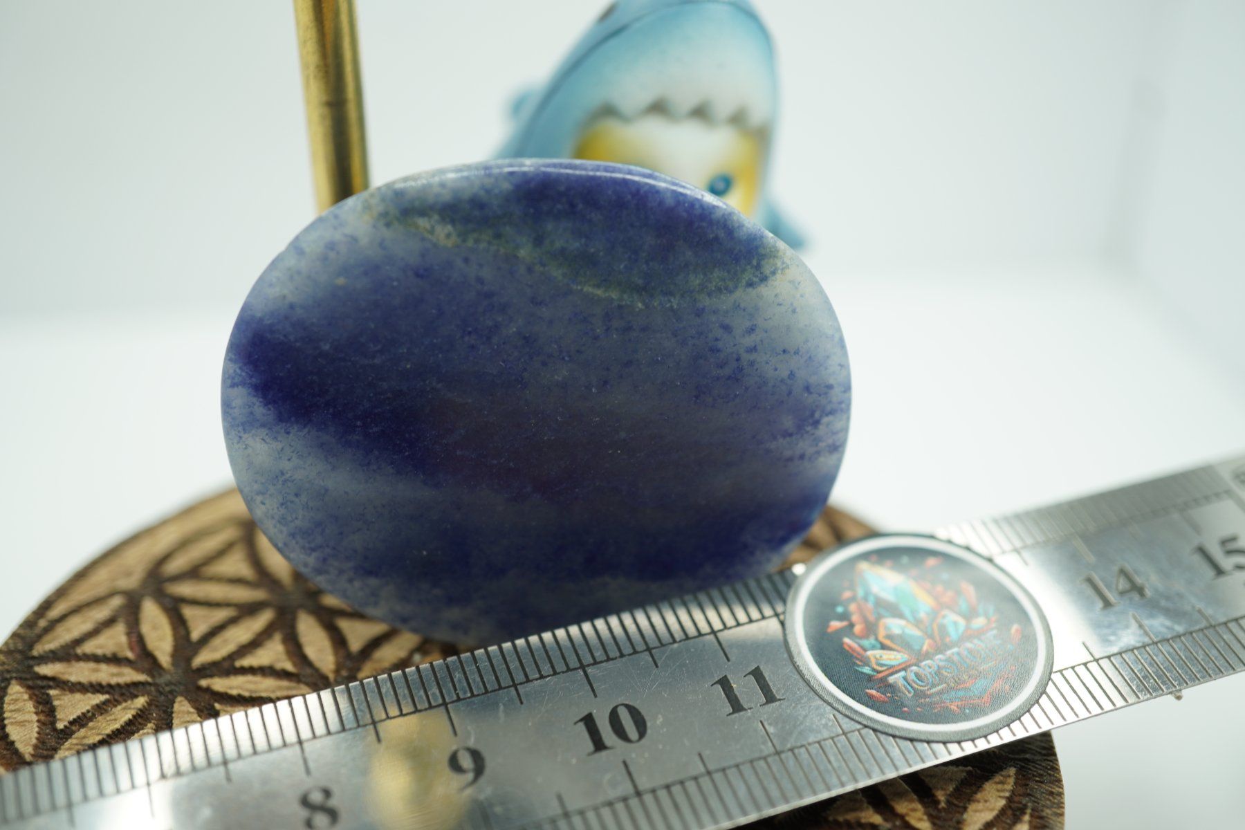 Minerali & Pietre curative: Blauquarz     Scheibenstein       ab 1.- Auktion – Nuovo e nell'imballaggio originale da Eschenbach SG venduto da topstone 2