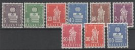 BIE 1958/60 SBK Nr. 40-48  ** Katalogwert: 16.25 CHF