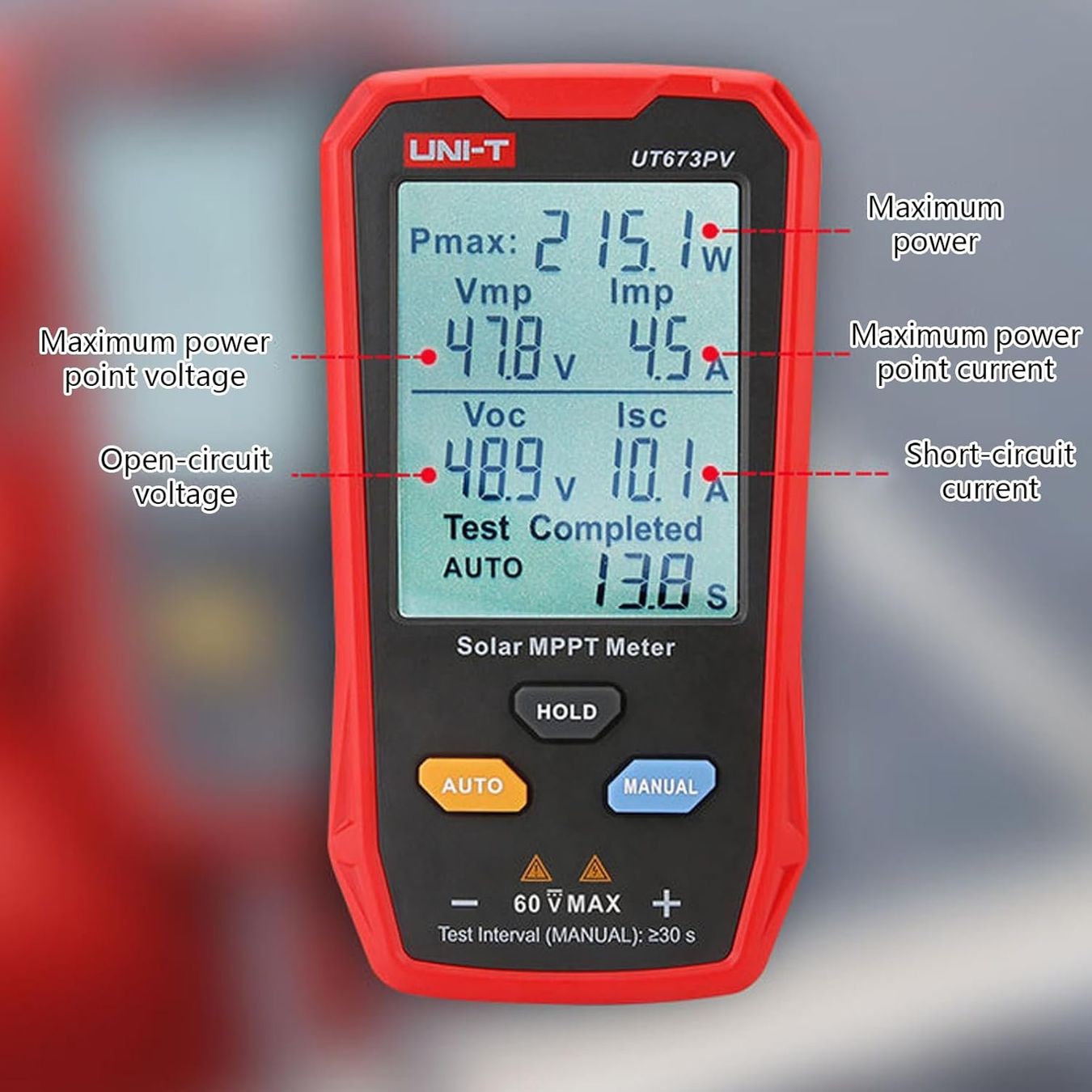 Misurare: Aktion Solarpanel Tester bis 800 Watt MC4 Multimeter LCD – Nuovo e nell'imballaggio originale da Sulz LU venduto da Elektrofachverkauf 6
