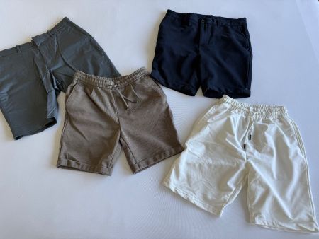 Set 4 Shorts Uniqlo, Zara Grösse M Beige, Blau, Weiss Sommer