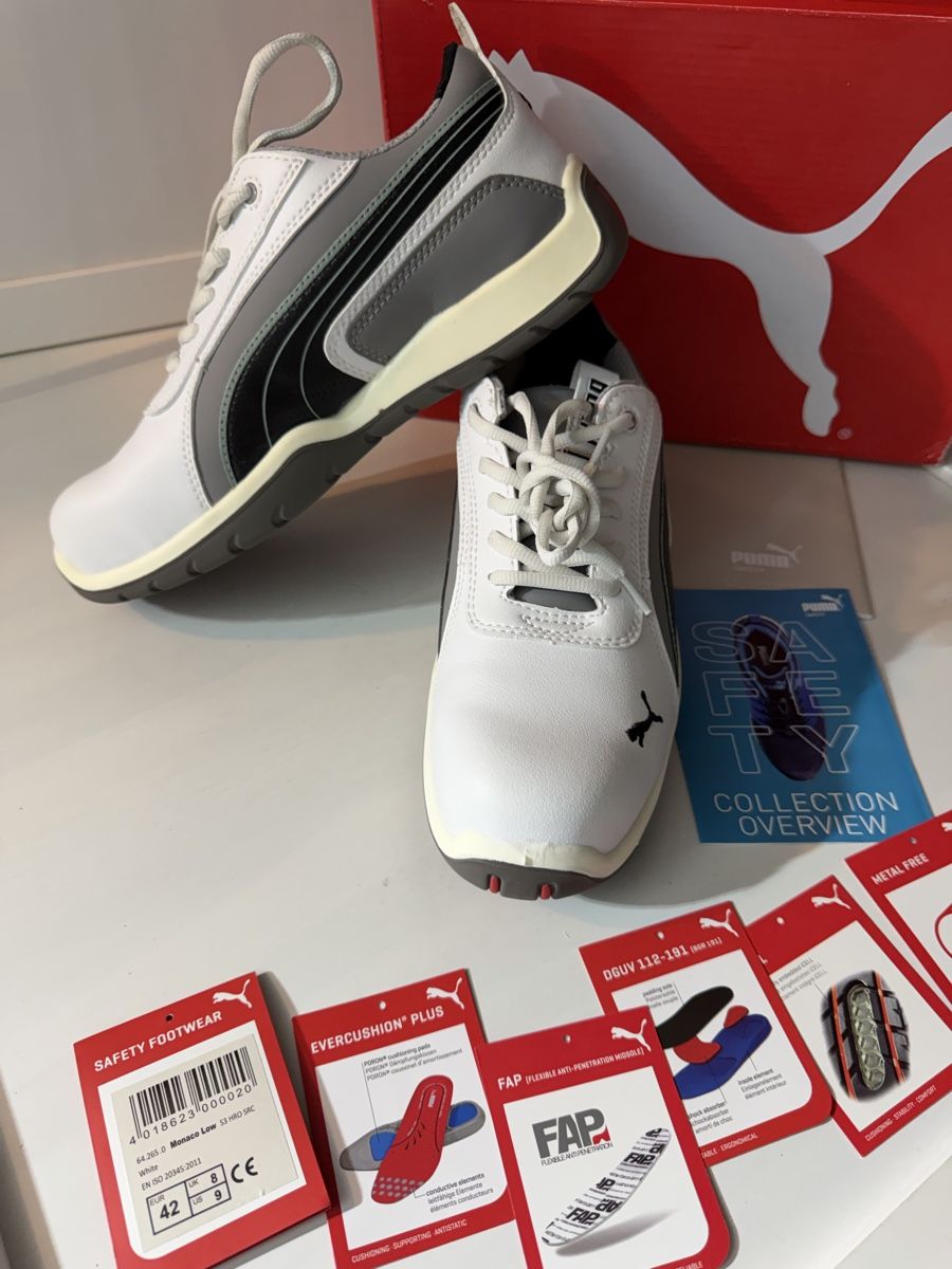 Puma Scarpe da uomo: Chaussures de sécurité Puma Monaco Low S3 HRO SRC Taille 42 – Nuovo e nell'imballaggio originale da Brügg BE venduto da Goob 1