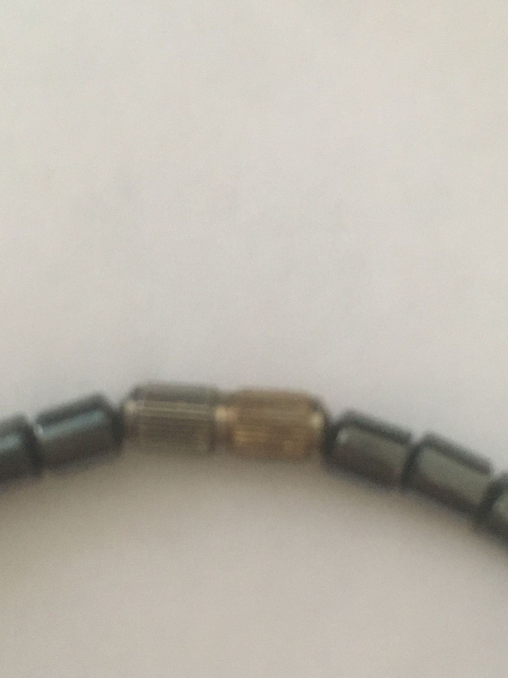 Catenine: Hämatit Edelstein Kette, echte Steine – Usato da Baden venduto da swiss-alps 3