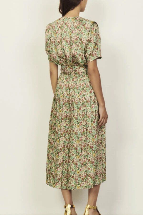 Sandro Vestiti: Sandro sommerliches Midikleid mit Blumenmuster, Grösse 38 – Usato da Bern venduto da jdilla 1