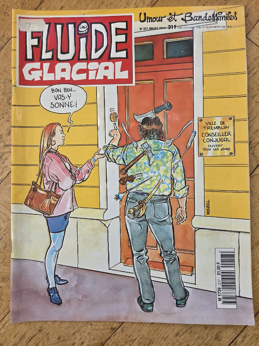 Fumetti: Fluide Glacial N°217 - Juillet 1994 – Usato da Territet venduto da Cenh